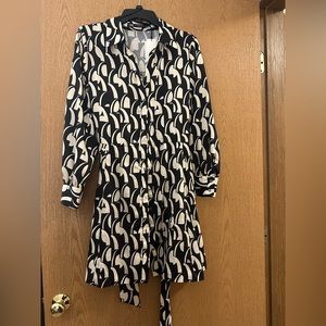 Zara Belted Mini Dress